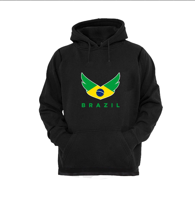 Brazil Hoodie - Black