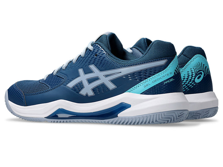 Gel- Dedicate 8 Padel - Mako/Grey Blue