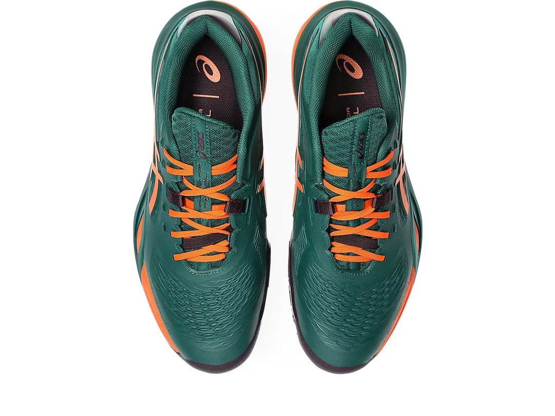 Gel- Reslution X Padel Jewel Green/Energy Orange