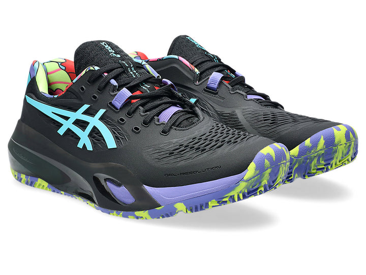 Gel- Resolution x Padel L.E - Black/Energy Aqua
