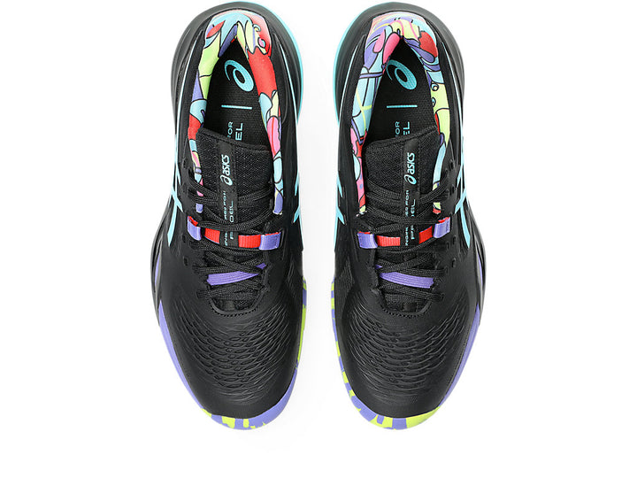Gel- Resolution x Padel L.E - Black/Energy Aqua