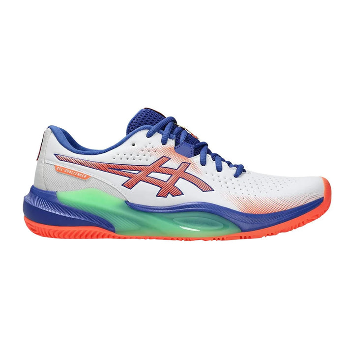 Gel-Challenger 15 Padel - White/Vivid Coral