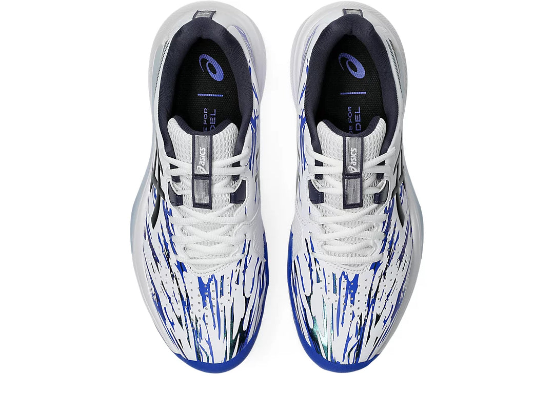 Gel- Challenger 15 Padel White/Indigo Fog