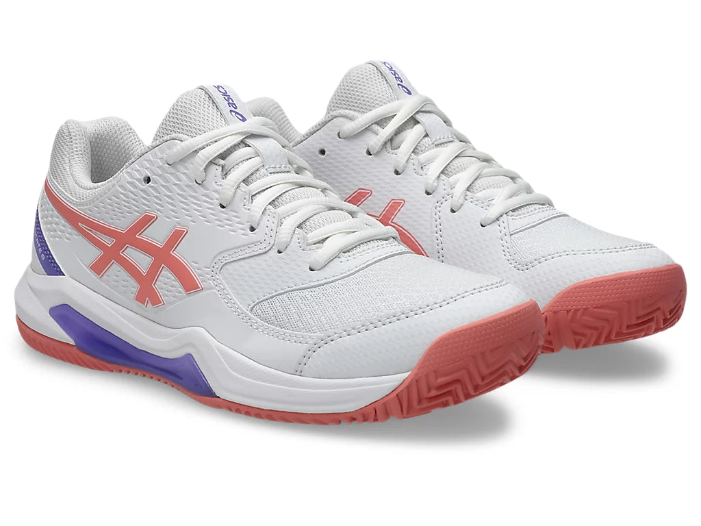 Gel- Dedicate 8 Padel White/Guava