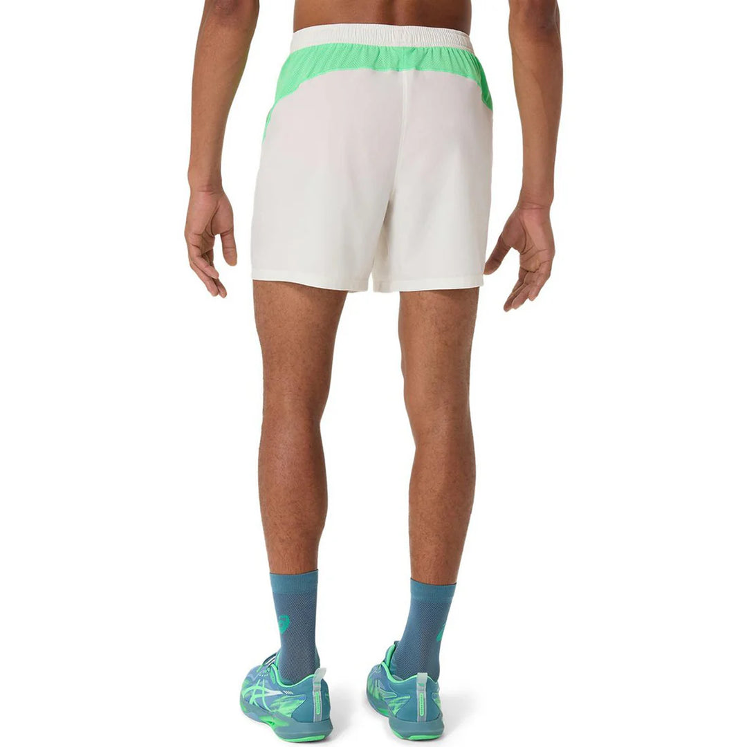 Padel Court 7in Short - Cream/Vital Green