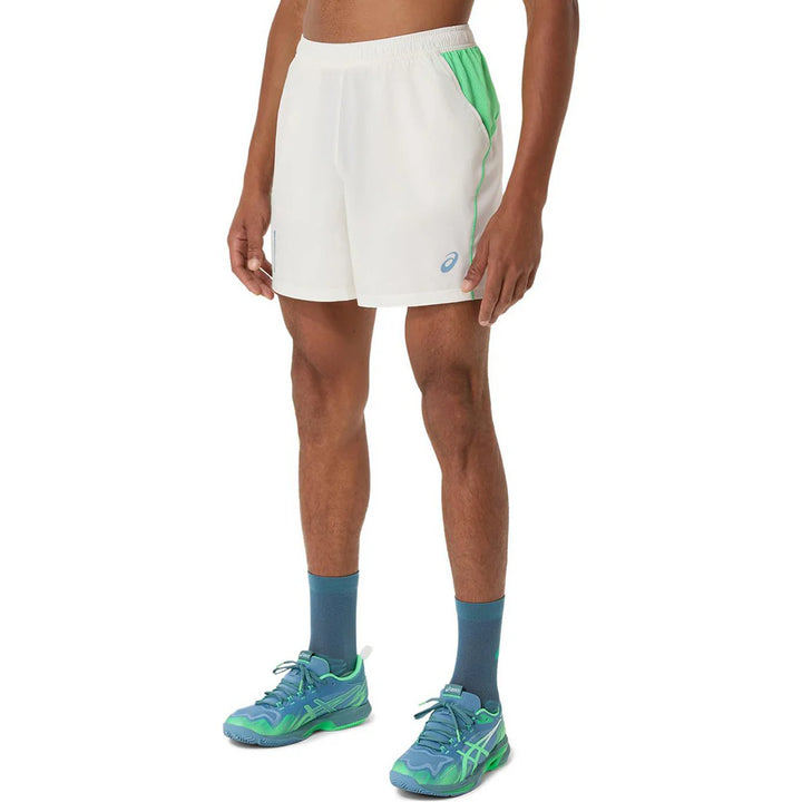 Padel Court 7in Short - Cream/Vital Green