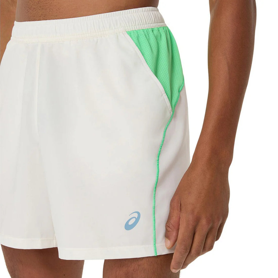 Padel Court 7in Short - Cream/Vital Green