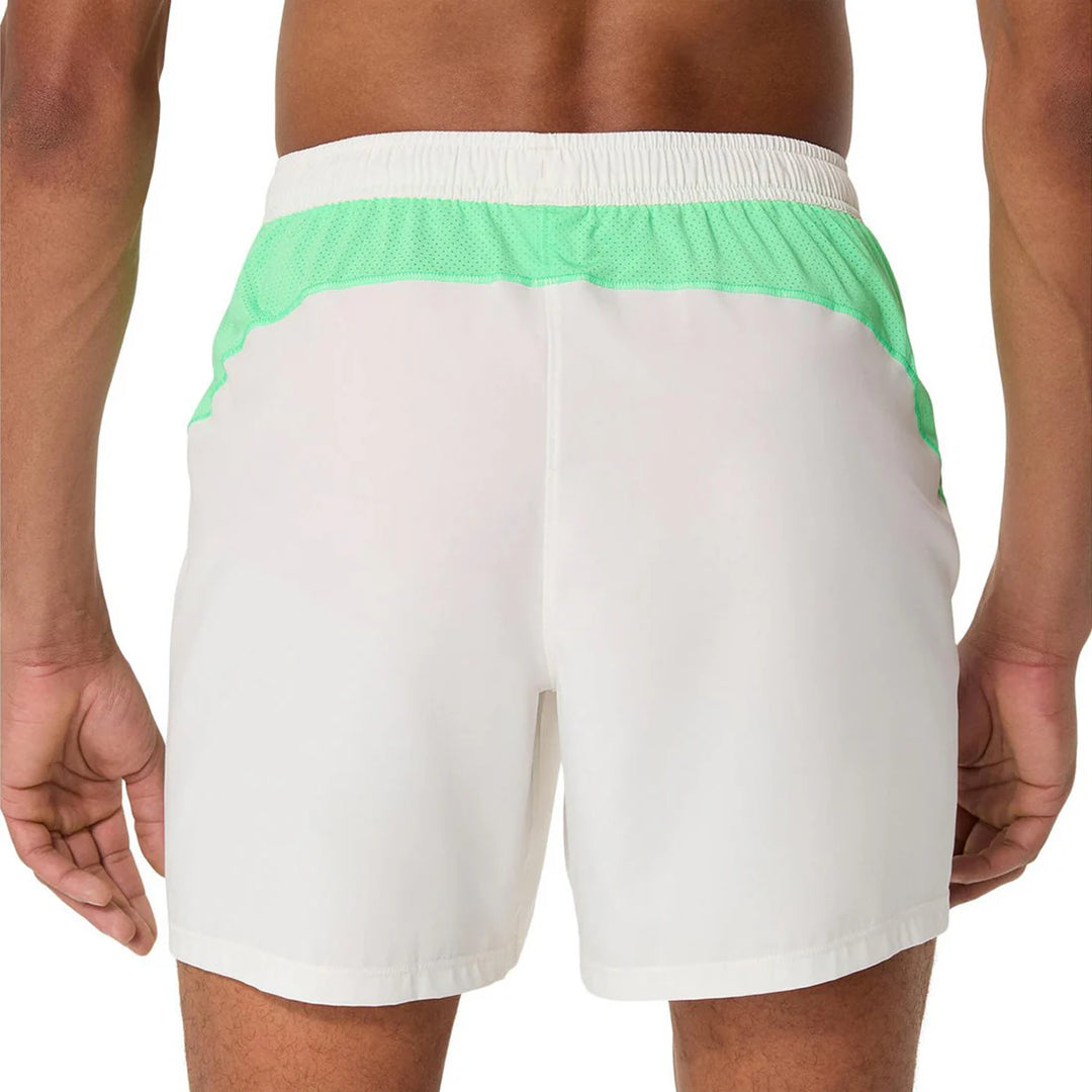 Padel Court 7in Short - Cream/Vital Green