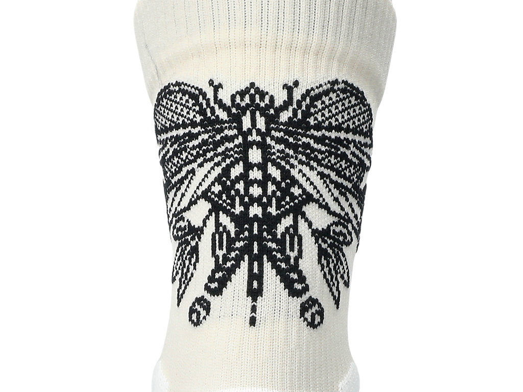 Game Seasonal Graphic Crew Sock - Cream