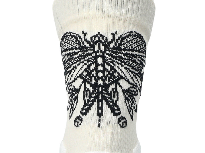 Game Seasonal Graphic Crew Sock - Cream
