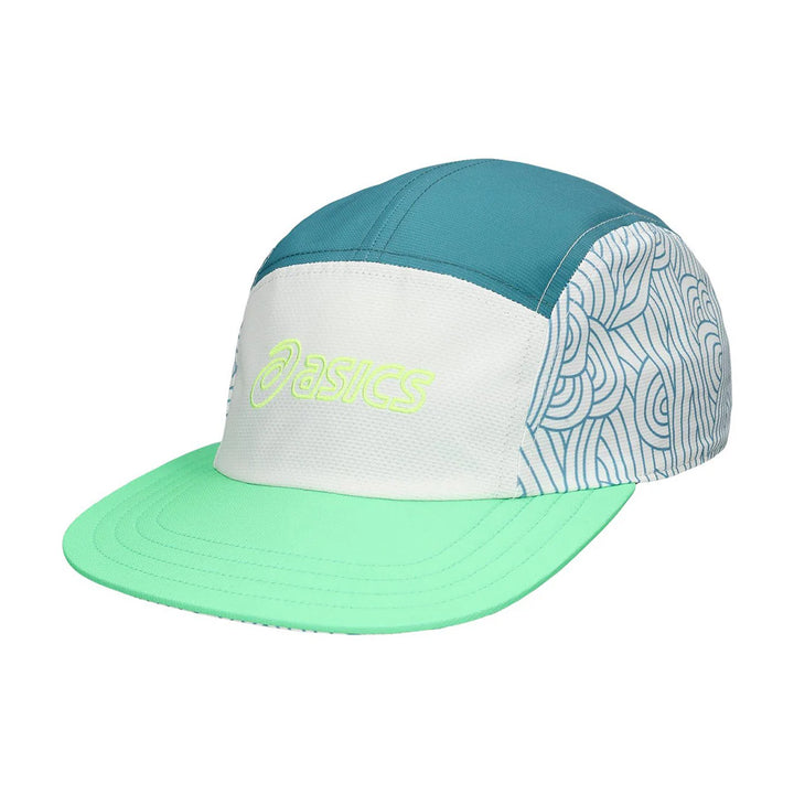 Asics Padel 5 Panel Cap - Mistypine/Vitalgreen/Cream/Illuminate Gr