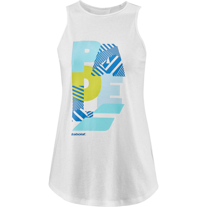 Padel Cotton Tanktop - White