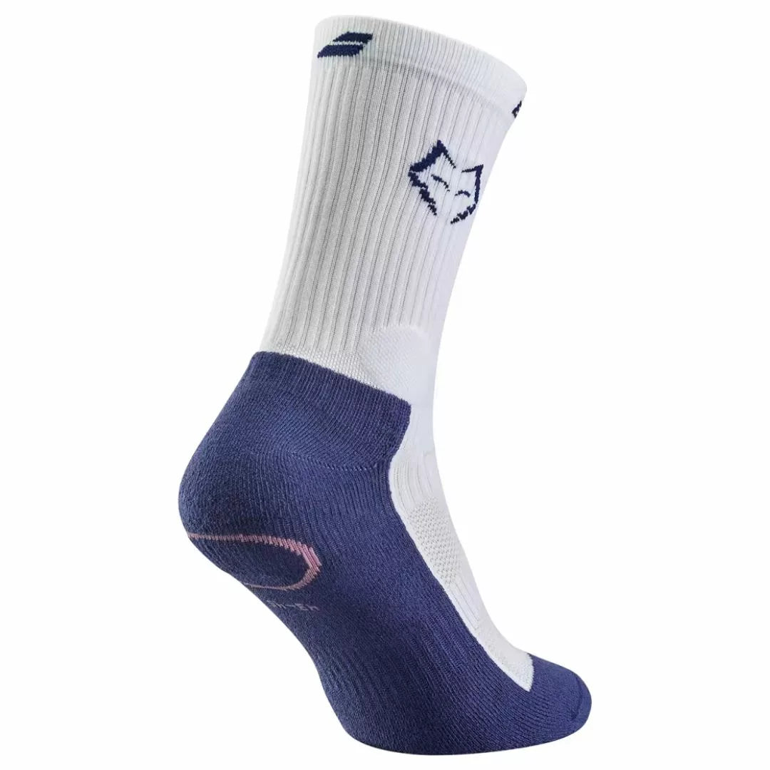 Md-Calf Socks Lebron White/Estate blue