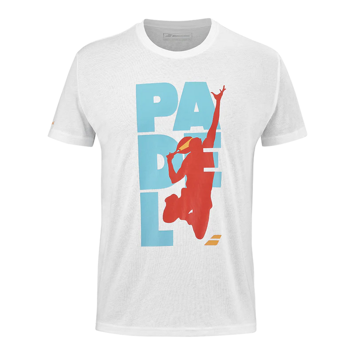 Padel Cotton Tee - White