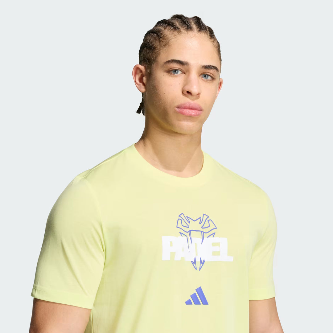 Adidas Padel Graphic T-shirt Yellow