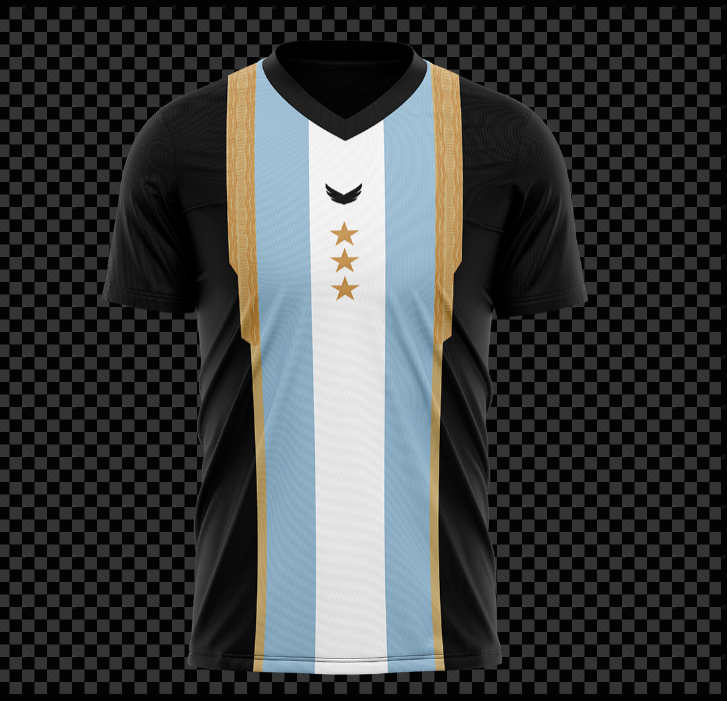 Jersey Arg - Black