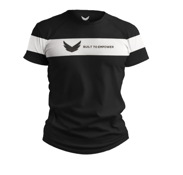 Build To Empower Tee - Black/White