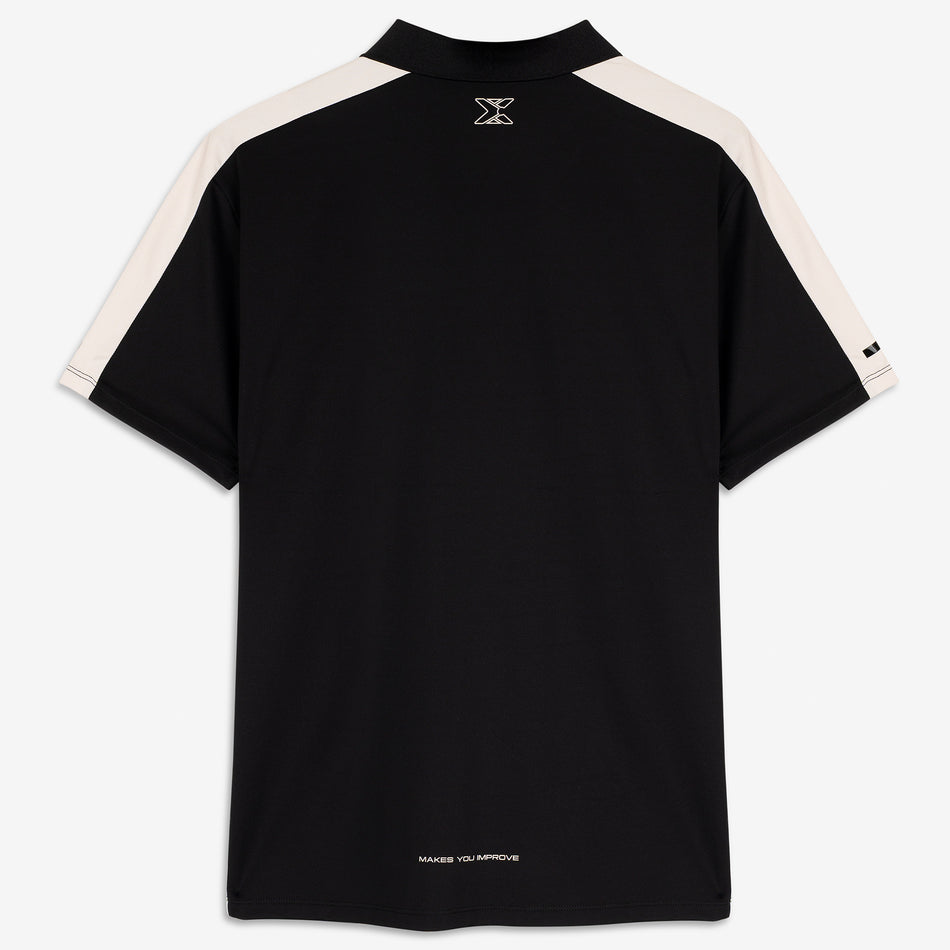 Men's Pro Polo T-Shirt - Jet Black/Snowy