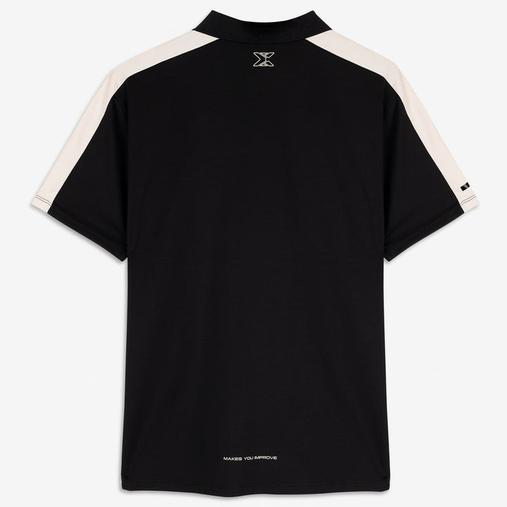 Men's Pro Polo T-Shirt - Jet Black/Snowy