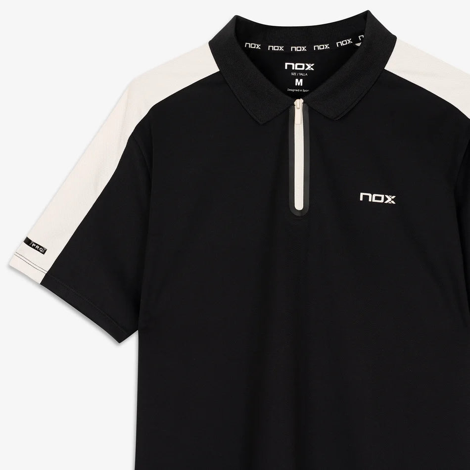 Men's Pro Polo T-Shirt - Jet Black/Snowy