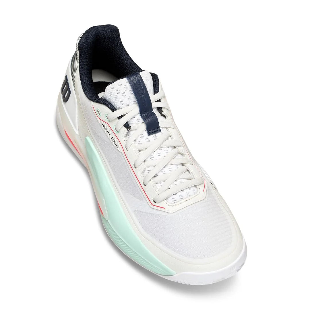 Wilson Shoes Rush Tour 5 Clay White/Bay/Fiery/Coral