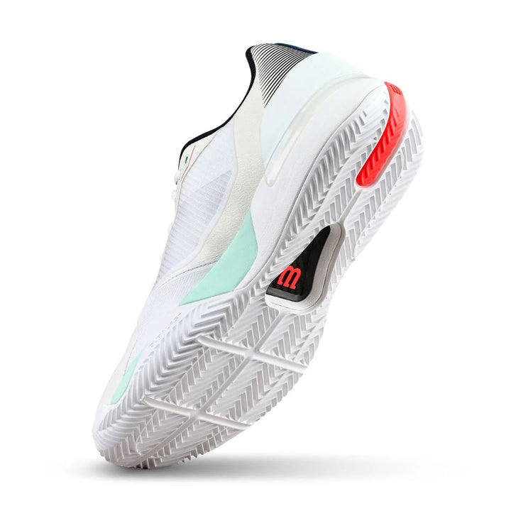 Wilson Shoes Rush Tour 5 Clay White/Bay/Fiery/Coral