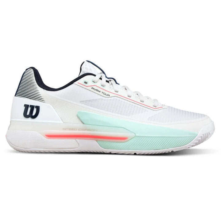 Wilson Shoes Rush Tour 5 Clay White/Bay/Fiery/Coral