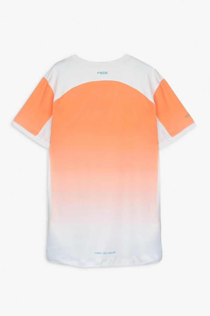 Men.S Pro Mock Orange Degraded T-shirt