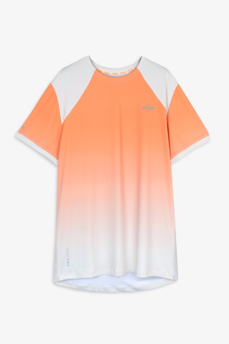 Men.S Pro Mock Orange Degraded T-shirt