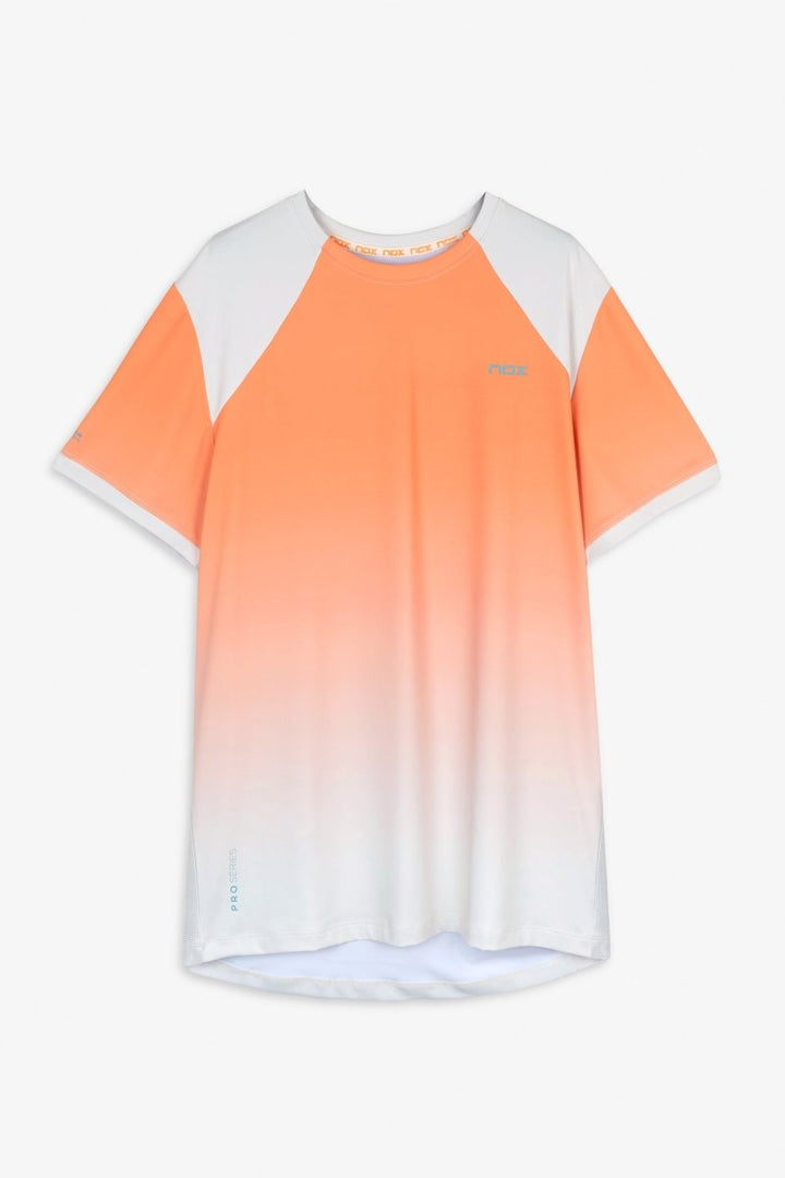 Men.S Pro Mock Orange Degraded T-shirt