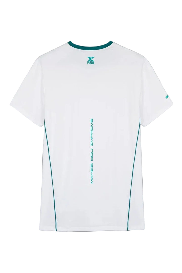 NOX T- shirt Hombre Pro White/Ivy Green
