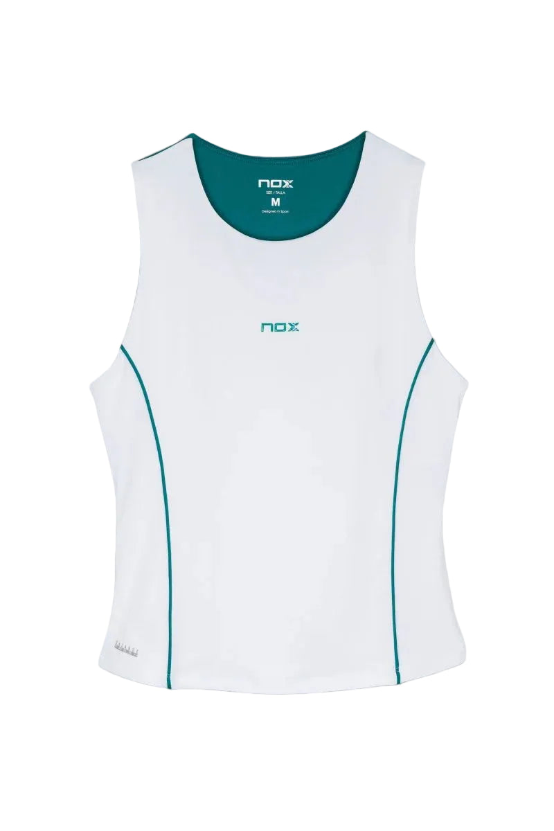 Vestido Mujer Pro White/Ivy Green