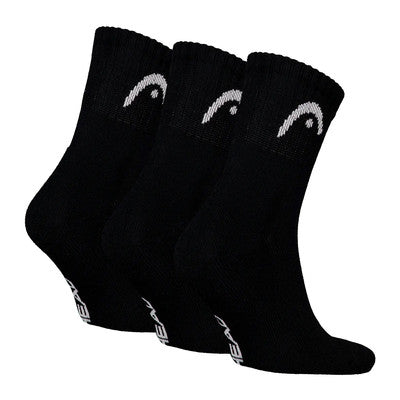 Socks Tennis 3P Club Short Crew 43/46 - Black