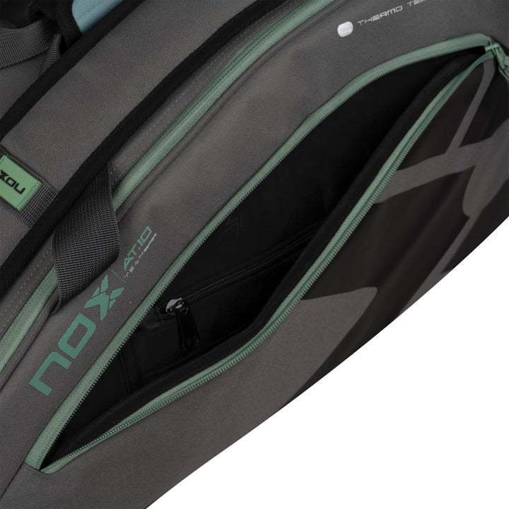 AT10 Team Grey/Green Padel Bag
