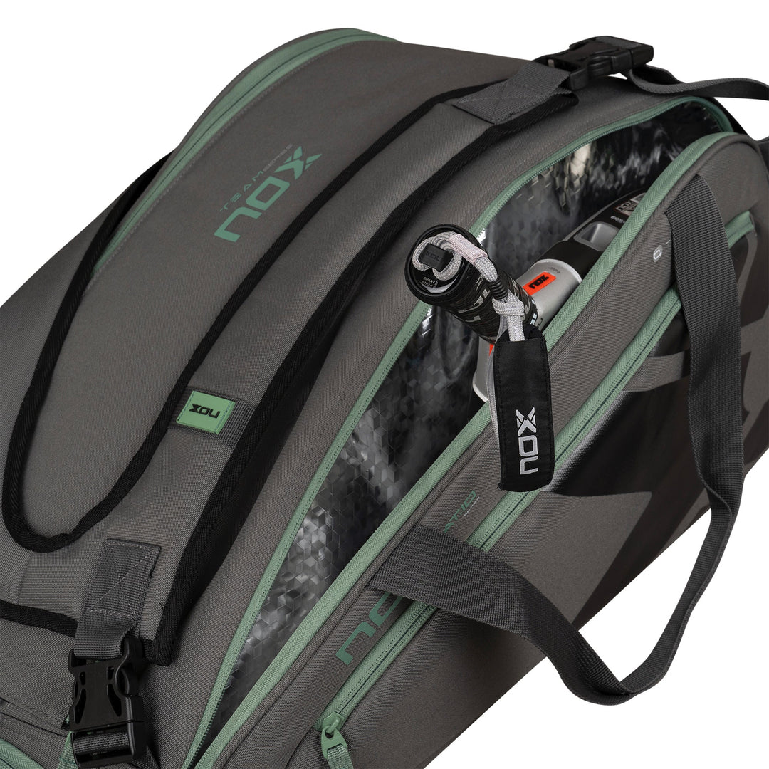 AT10 Team Grey/Green Padel Bag