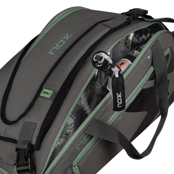 AT10 Team Grey/Green Padel Bag