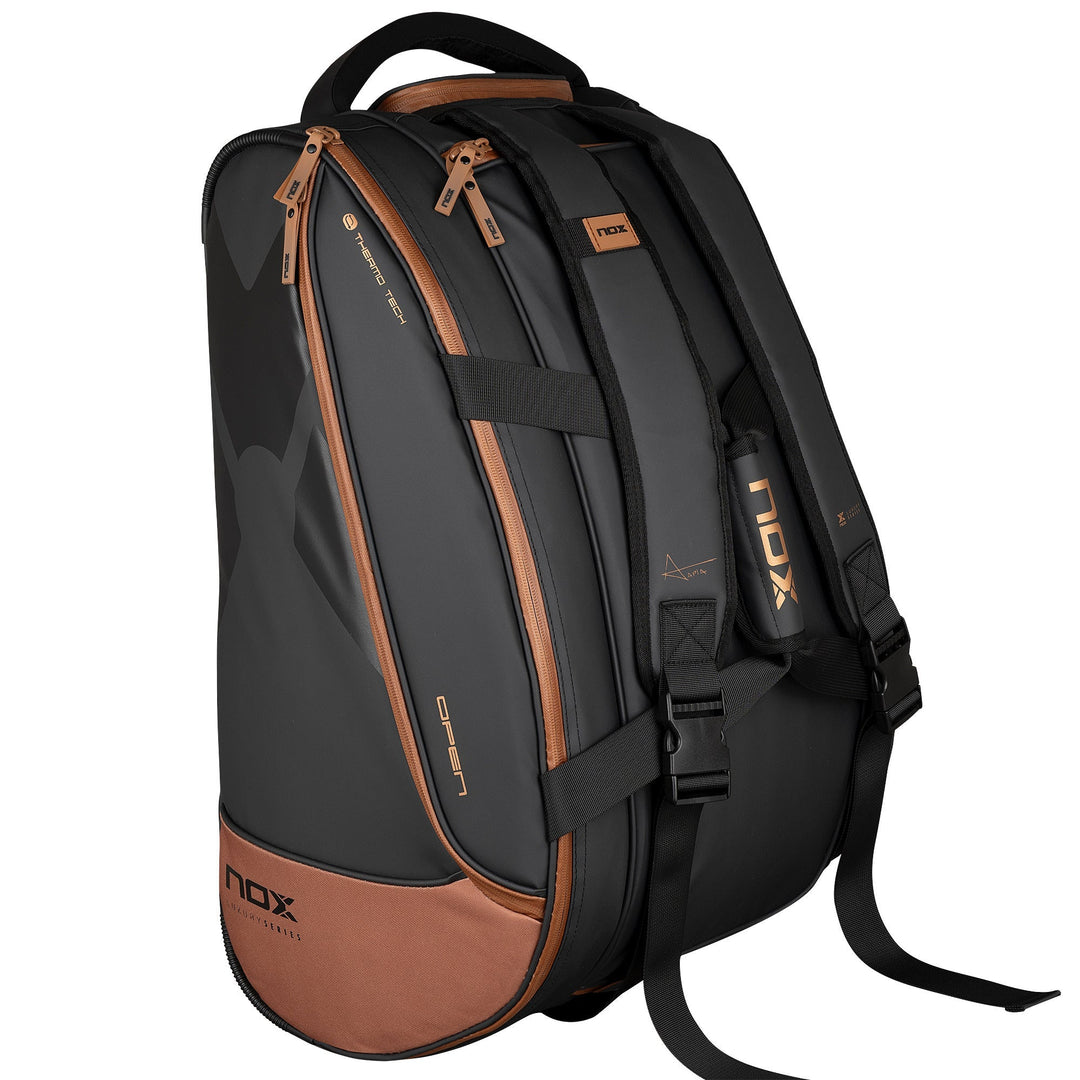 Luxury Open Series Black/Brown Padel Bag