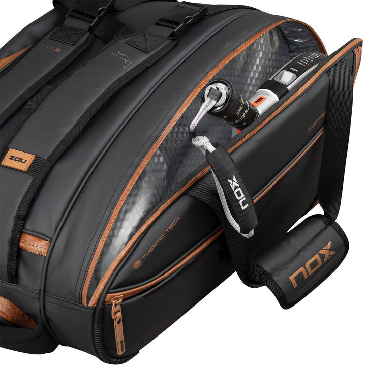 Luxury Open Series Black/Brown Padel Bag
