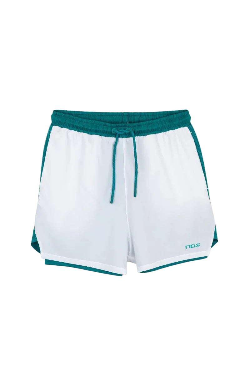 NOX Short Hombre Pro White/Ivy Green
