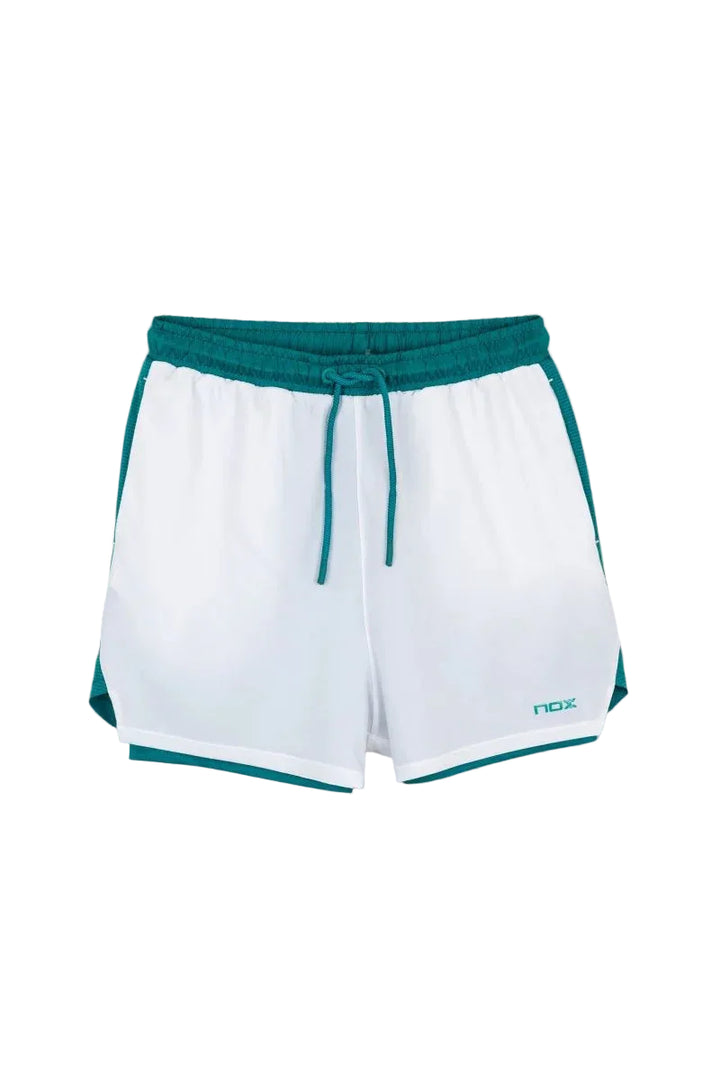 NOX Short Hombre Pro White/Ivy Green