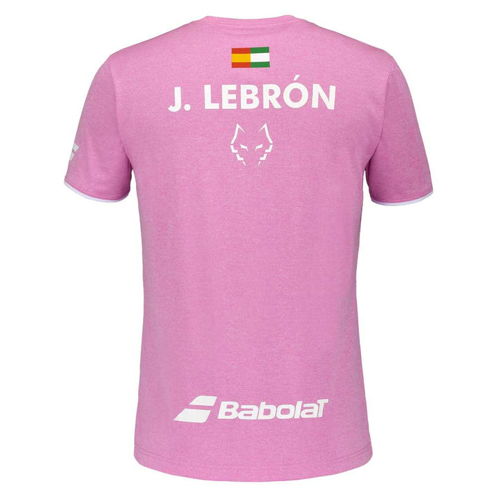 T-shirt Crew Neck Tee Lebrón Man Pink Hthr 25